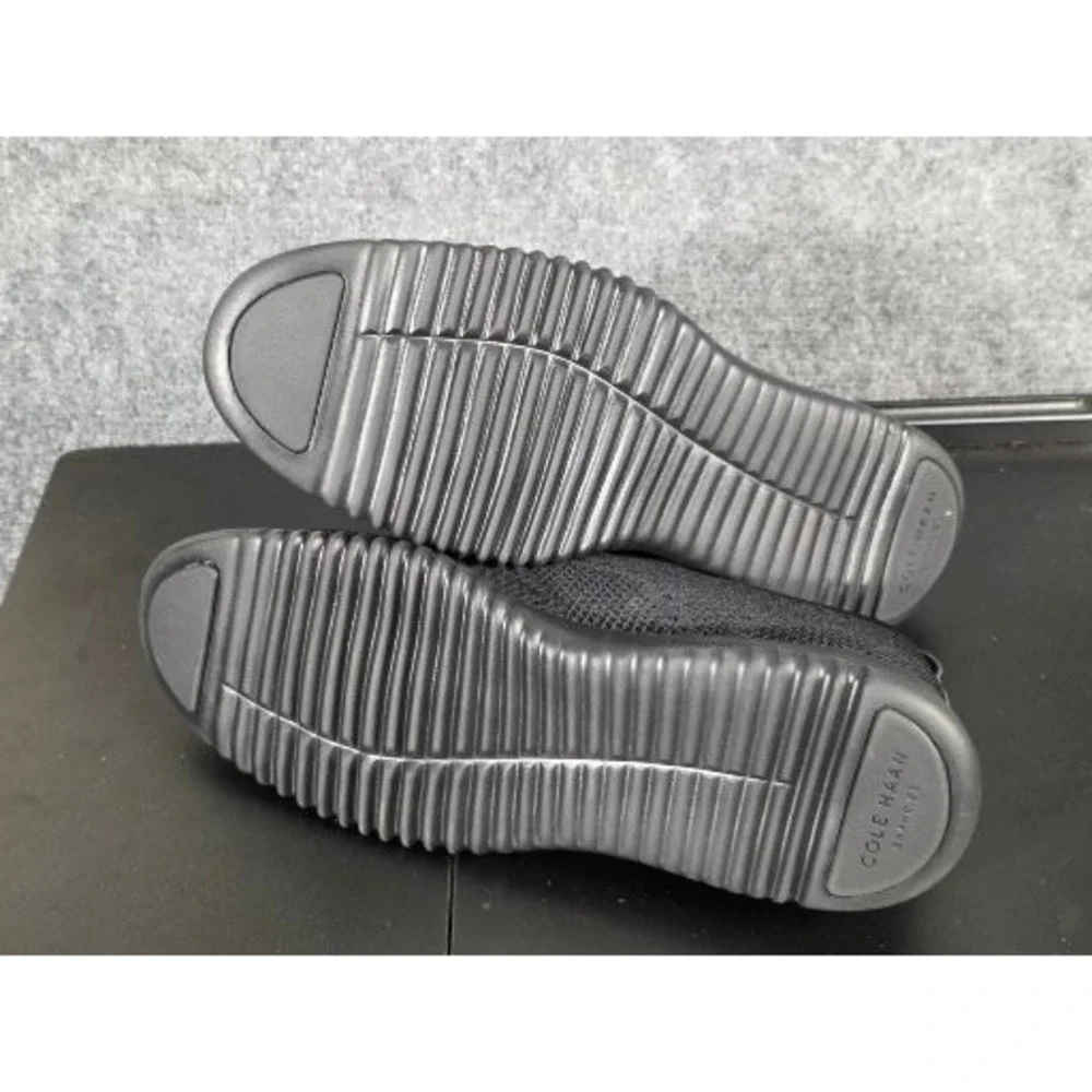 Cole Haan 2.ZERØGRAND Laser Stitchlite Wingtip Oxford Mens 10M Black Knit Foam - Picture 5 of 9